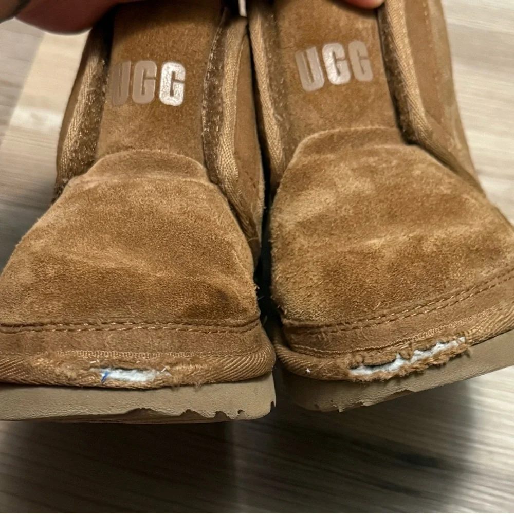 UGG Tan Suede Ankle Boots